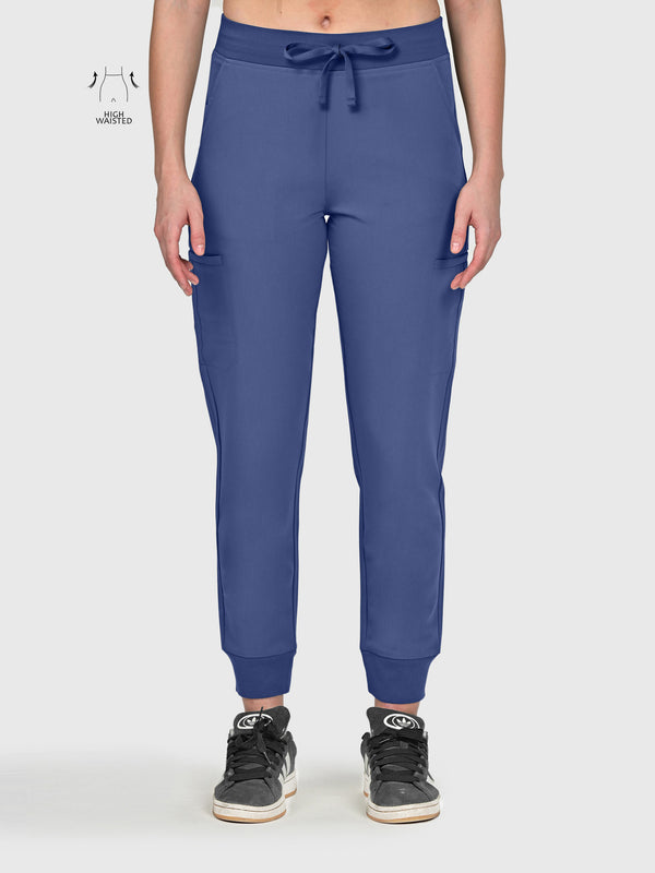 High Waisted Flex Nine-Pocket Jogger Scrub Pant