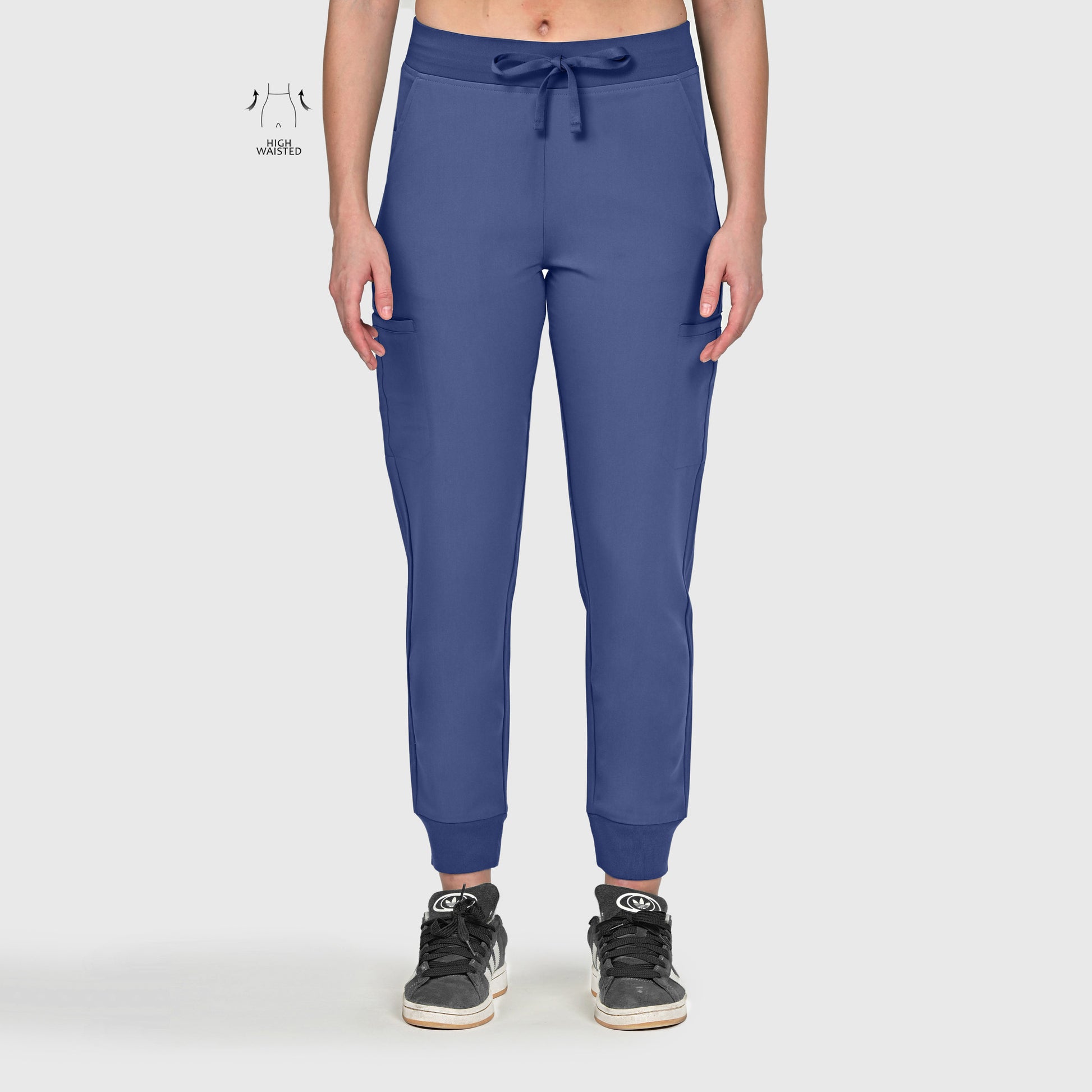 High Waisted Flex Nine-Pocket Jogger Scrub Pant