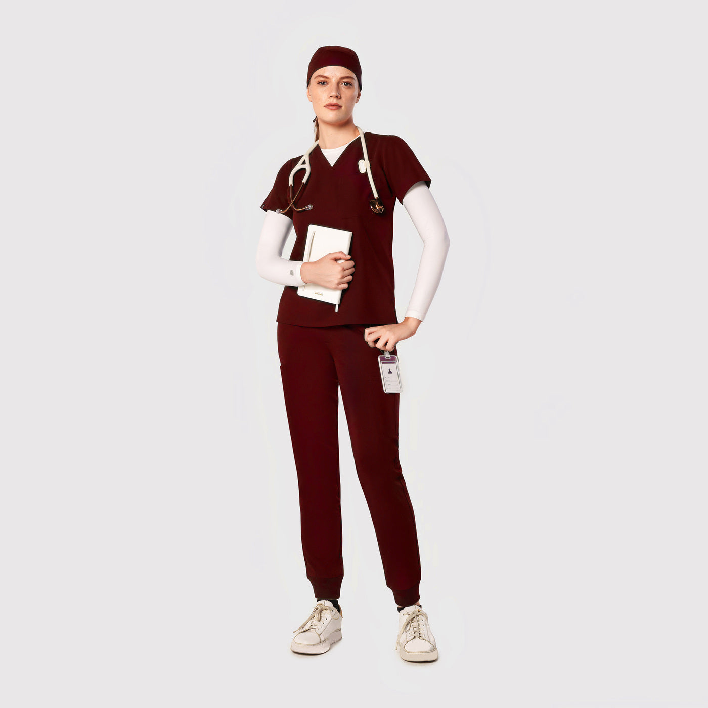 Seam Two-Pocket Scrub Top