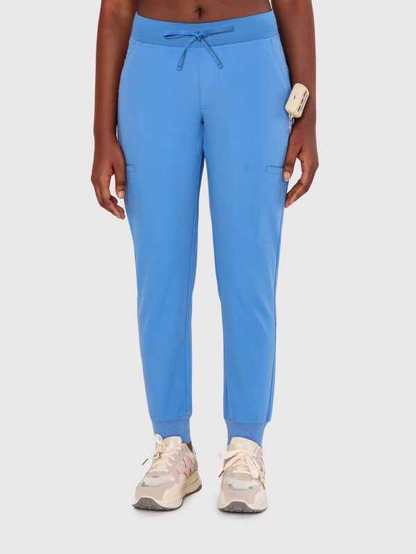 Zing Nine-Pocket Jogger Scrub Pant