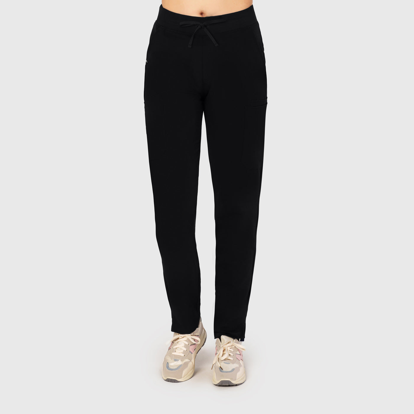 Sleek Eight-Pocket Slim Scrub Pant