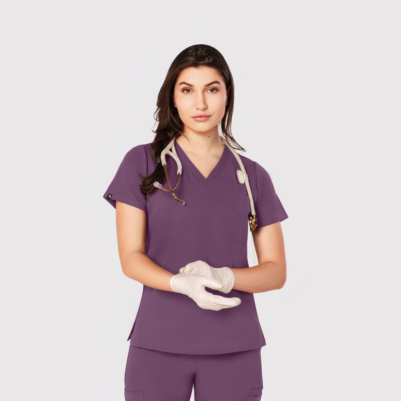 Seam Two-Pocket Scrub Top