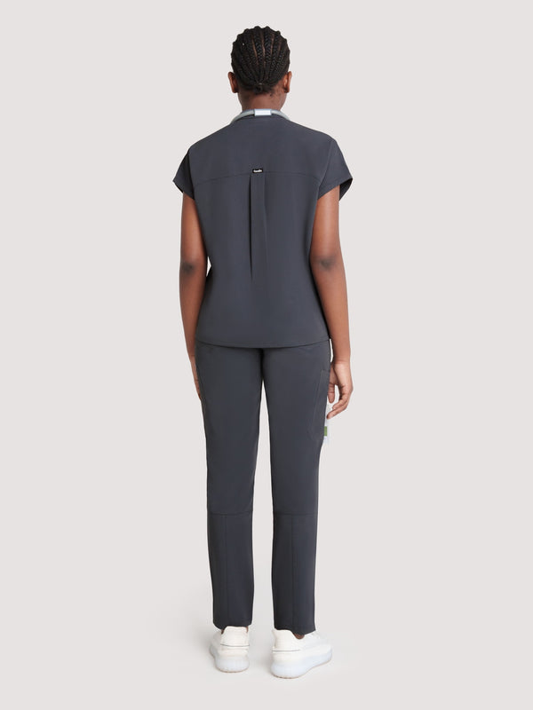 Sleek Eight-Pocket Slim Scrub Pant