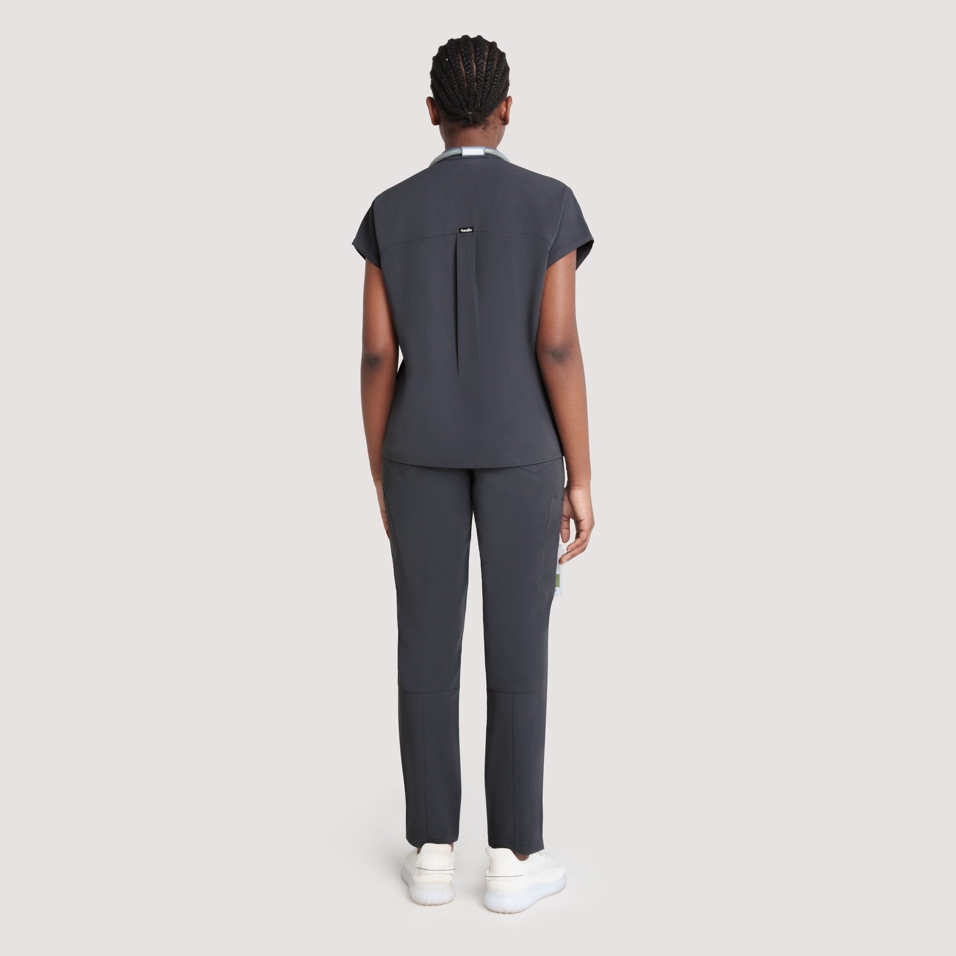 Sleek Eight-Pocket Slim Scrub Pant