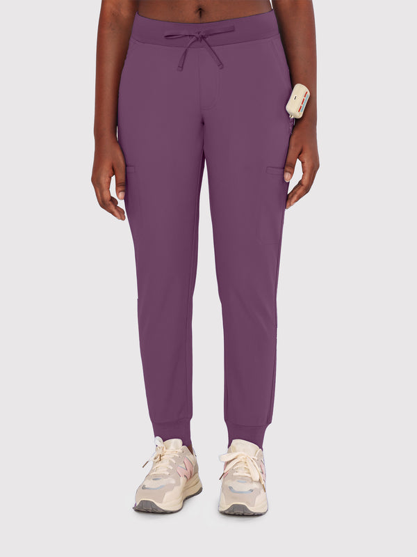 Zing Nine-Pocket Jogger Scrub Pant