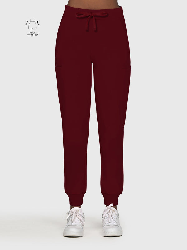 High Waisted Flex Nine-Pocket Jogger Scrub Pant