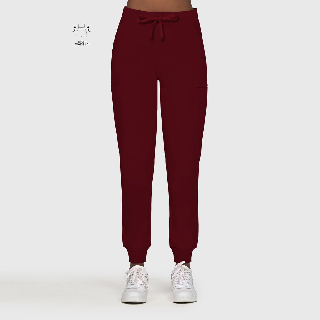 High Waisted Flex Nine-Pocket Jogger Scrub Pant