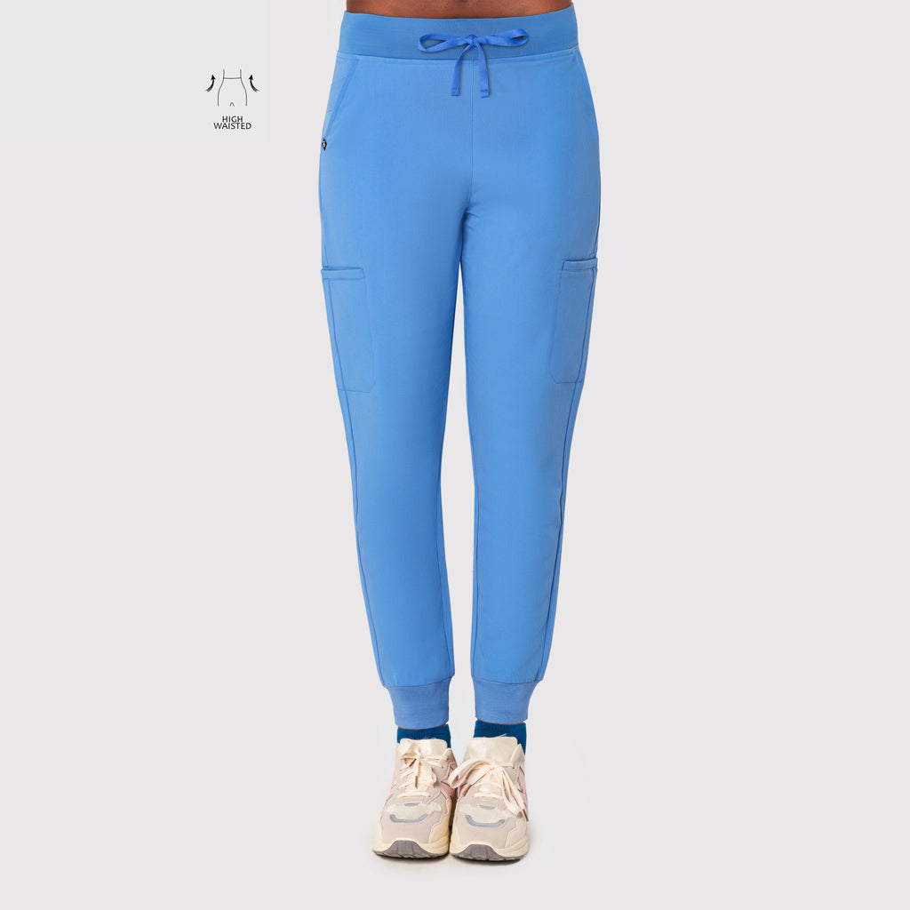 High Waisted Flex Nine-Pocket Jogger Scrub Pant