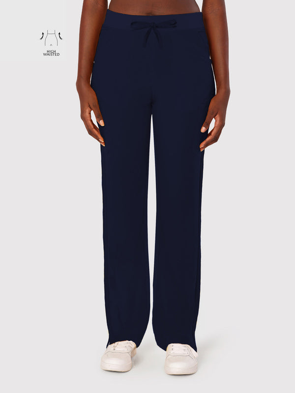High Waisted Rise Ten-Pocket Cargo Scrub Pant