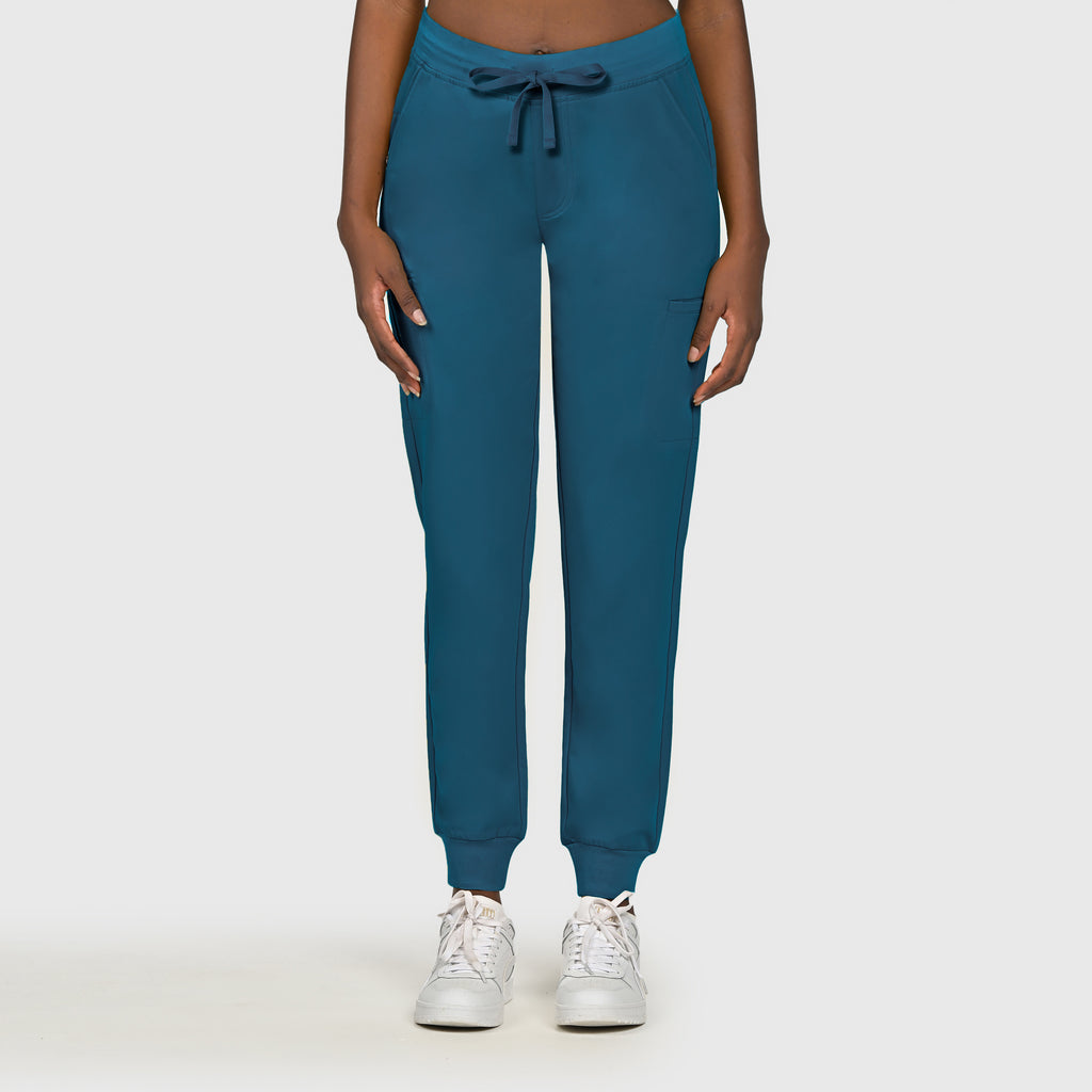 Zing Nine-Pocket Jogger Scrub Pant