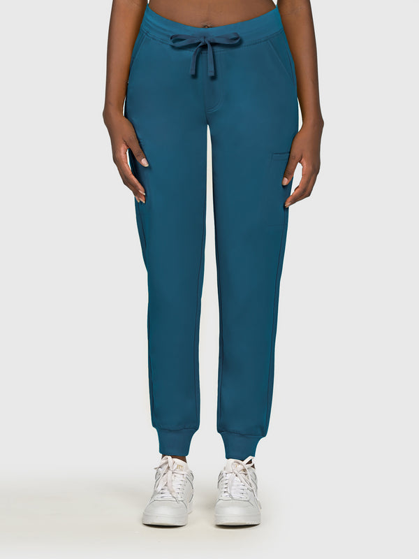 Zing Nine-Pocket Jogger Scrub Pant
