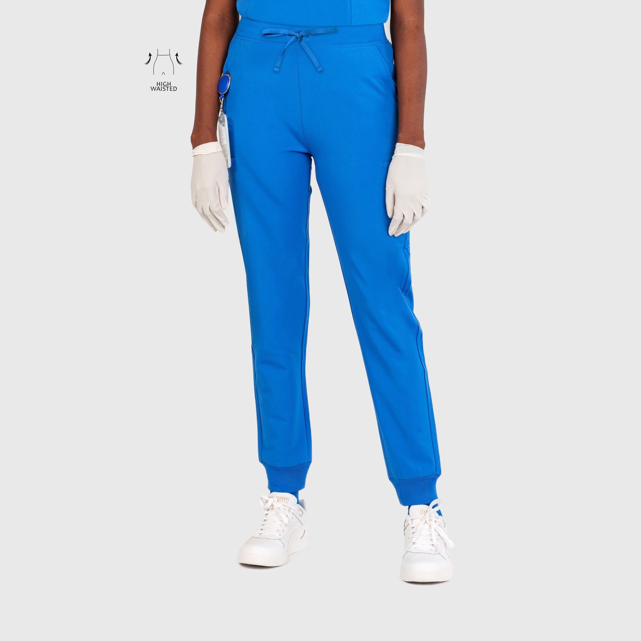 High Waisted Flex Nine-Pocket Jogger Scrub Pant – Healix Scrubs
