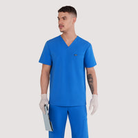 Trio Three-Pocket Scrub Top