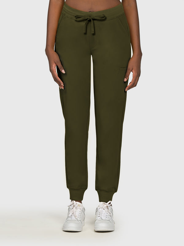 Zing Nine-Pocket Jogger Scrub Pant