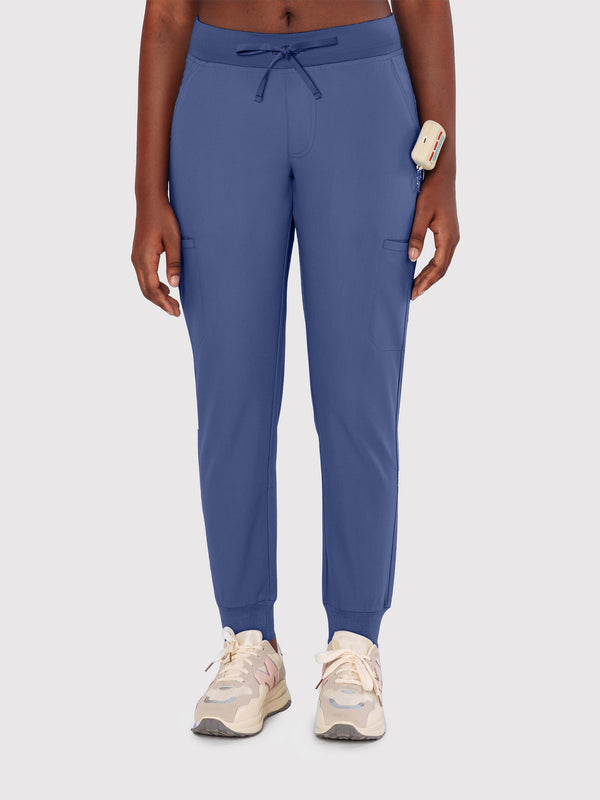 Zing Nine-Pocket Jogger Scrub Pant