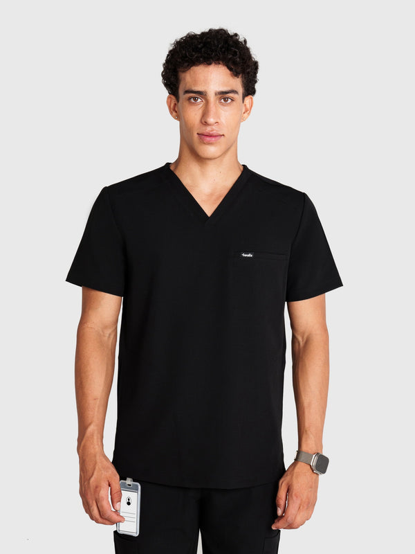 Trio Three-Pocket Scrub Top