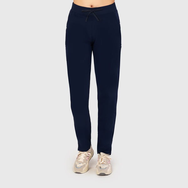 Sleek Eight-Pocket Slim Scrub Pant