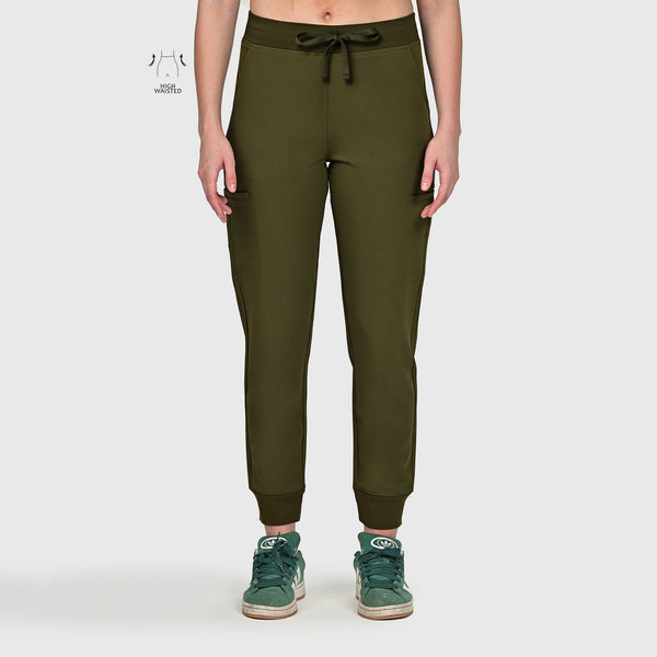 High Waisted Flex Nine-Pocket Jogger Scrub Pant