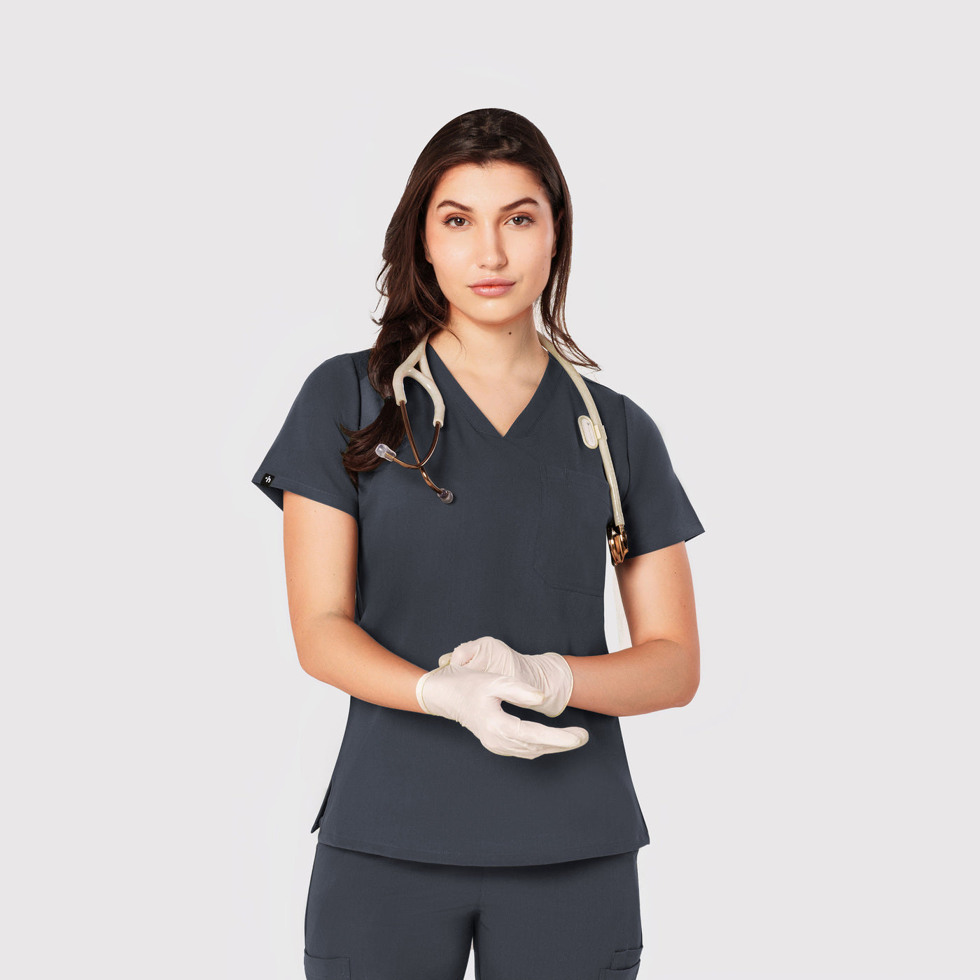 Seam Two-Pocket Scrub Top