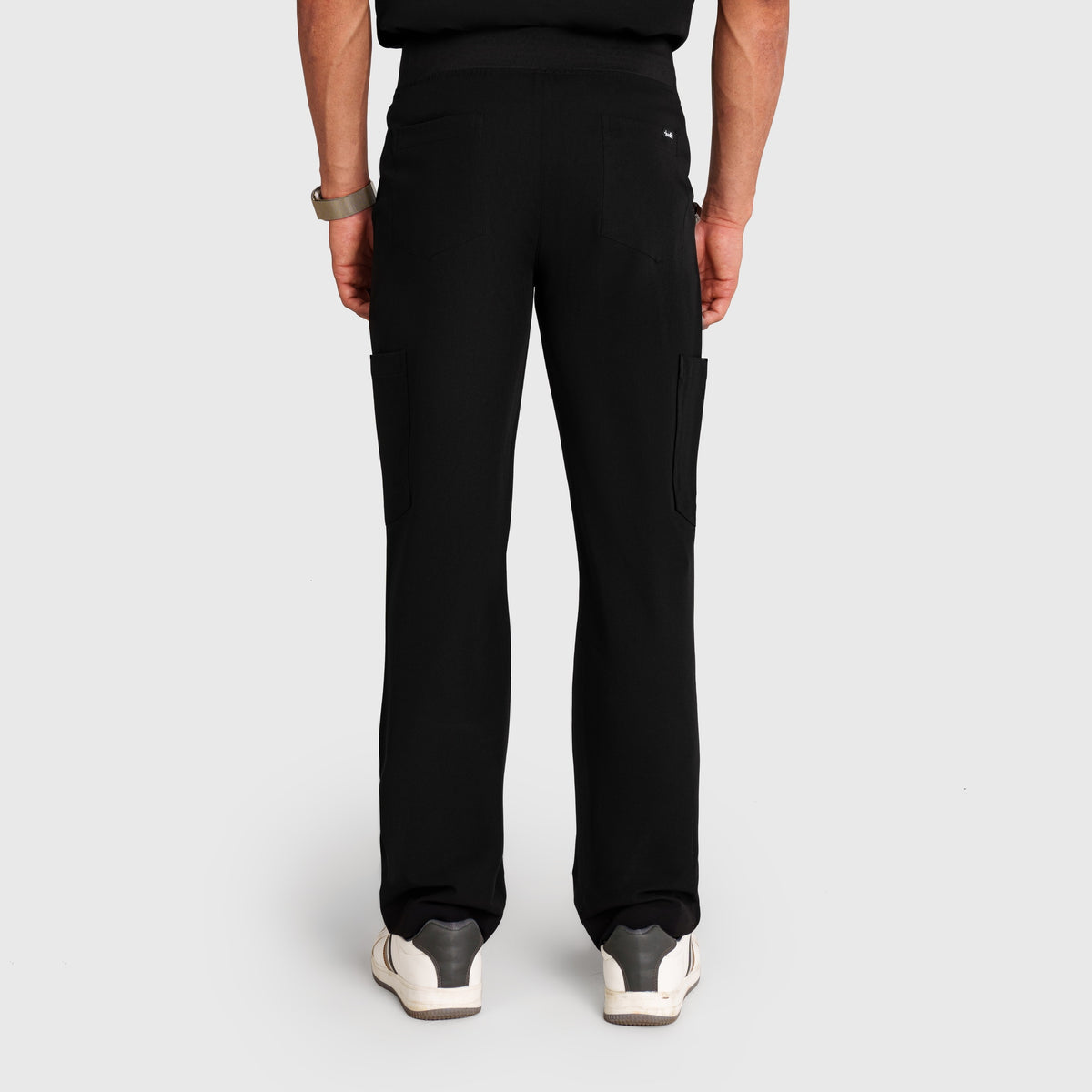 Grid Eight-Pocket Cargo Scrub Pant