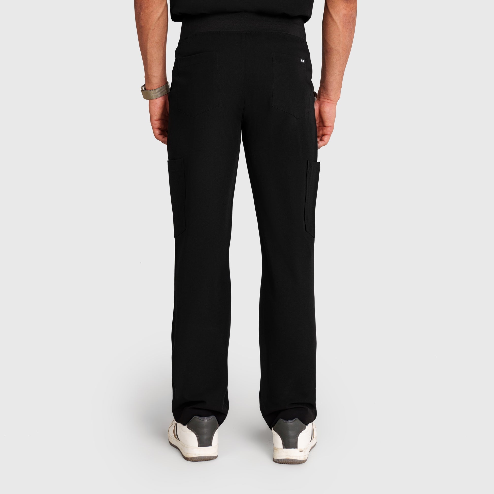 Grid Eight-Pocket Cargo Scrub Pant