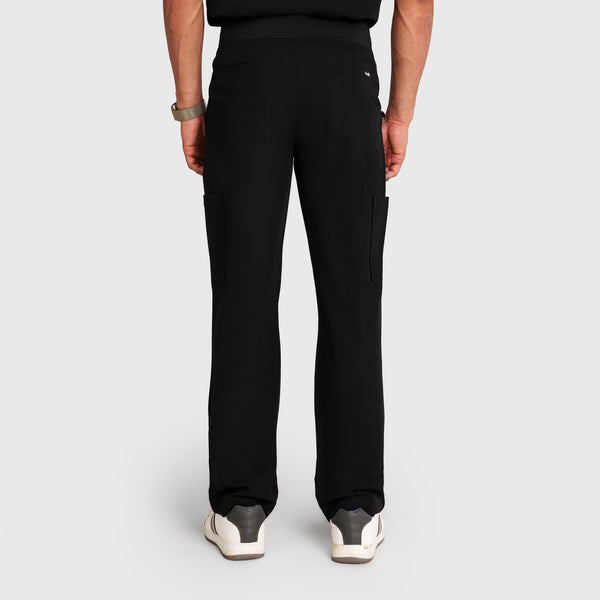 Grid Eight-Pocket Cargo Scrub Pant