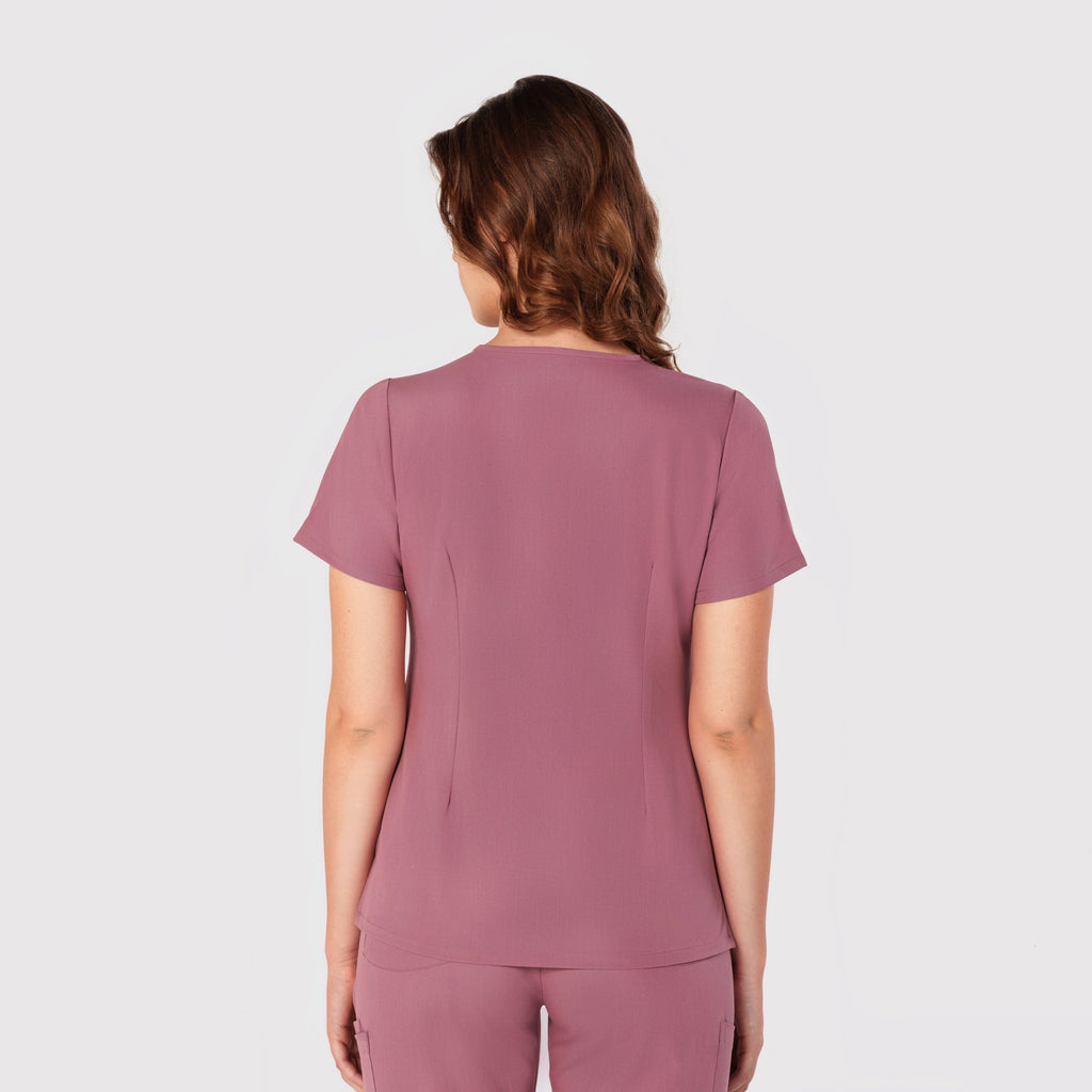 Seam Two-Pocket Scrub Top