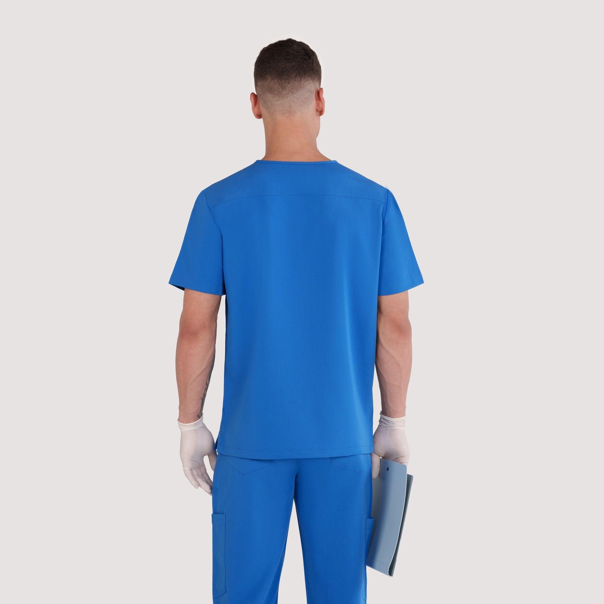 Trio Three-Pocket Scrub Top
