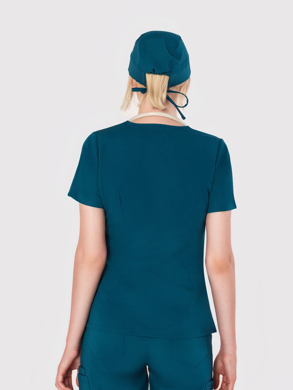 Seam Two-Pocket Scrub Top