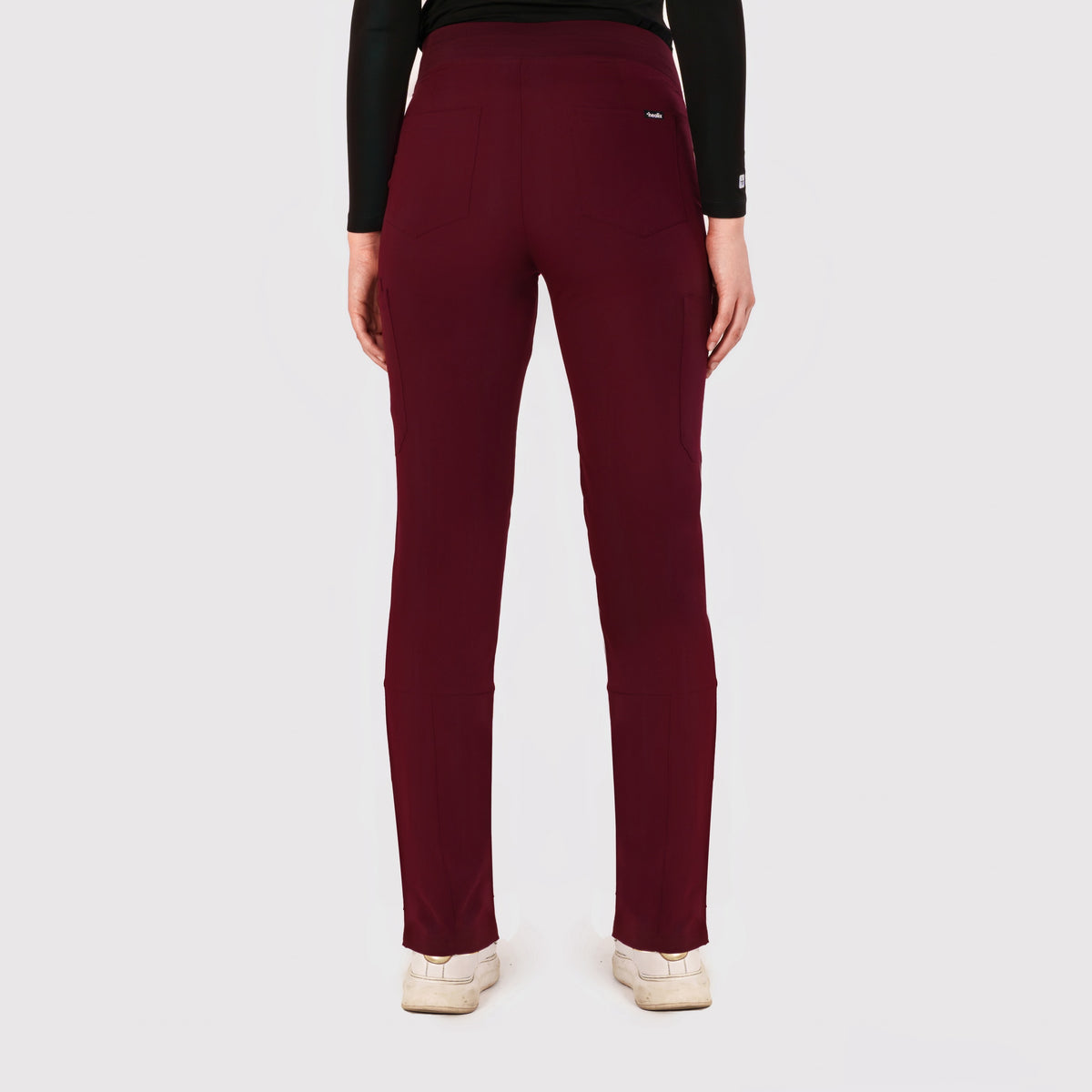 Sleek Eight-Pocket Slim Scrub Pant