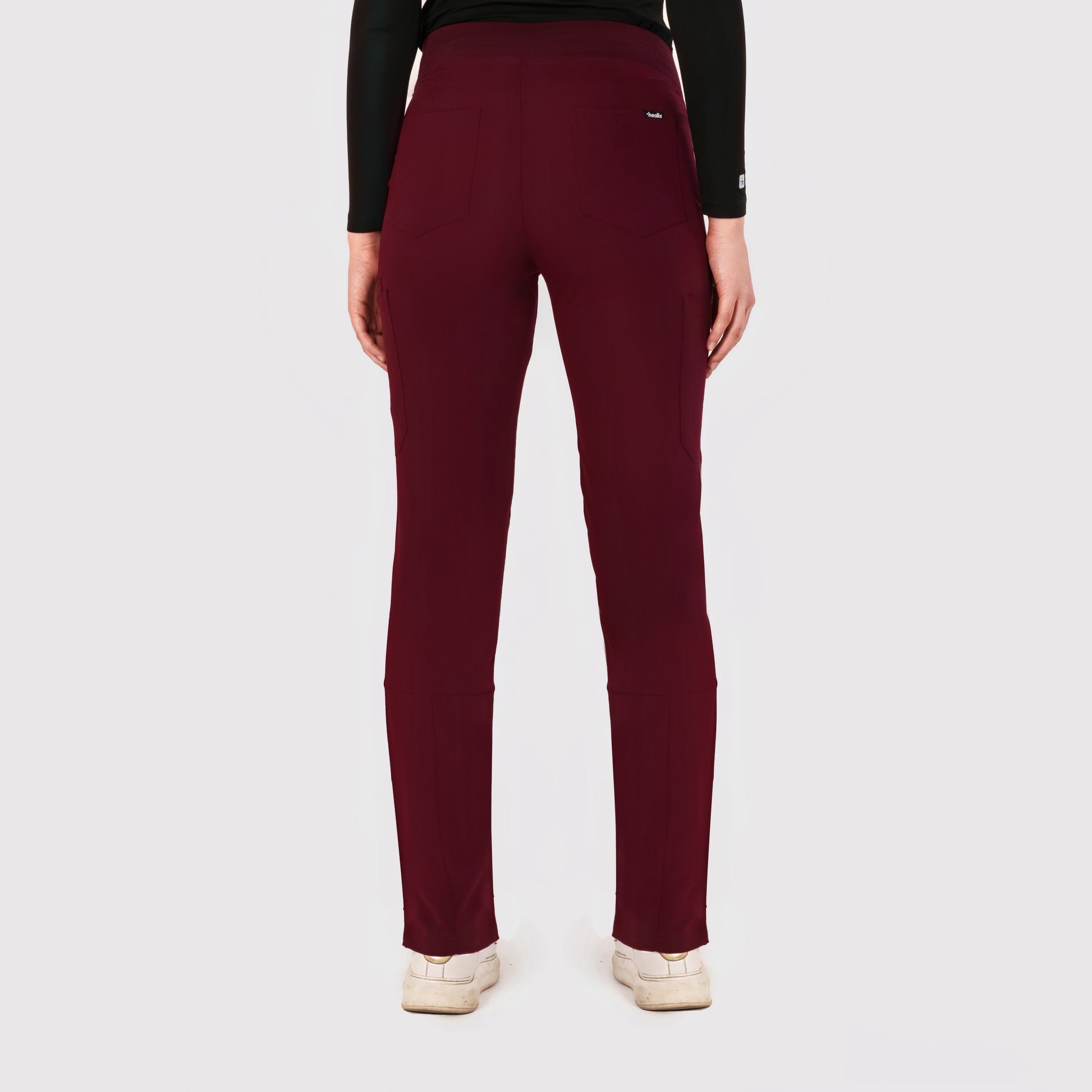 Sleek Eight-Pocket Slim Scrub Pant