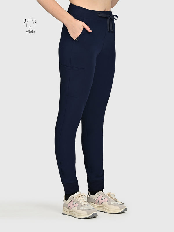 High Waisted Flex Nine-Pocket Jogger Scrub Pant