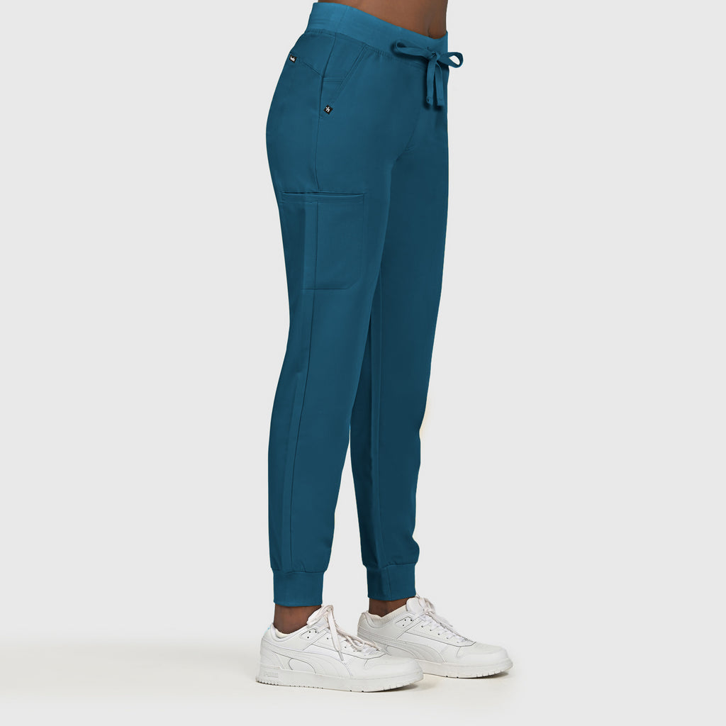 Zing Nine-Pocket Jogger Scrub Pant