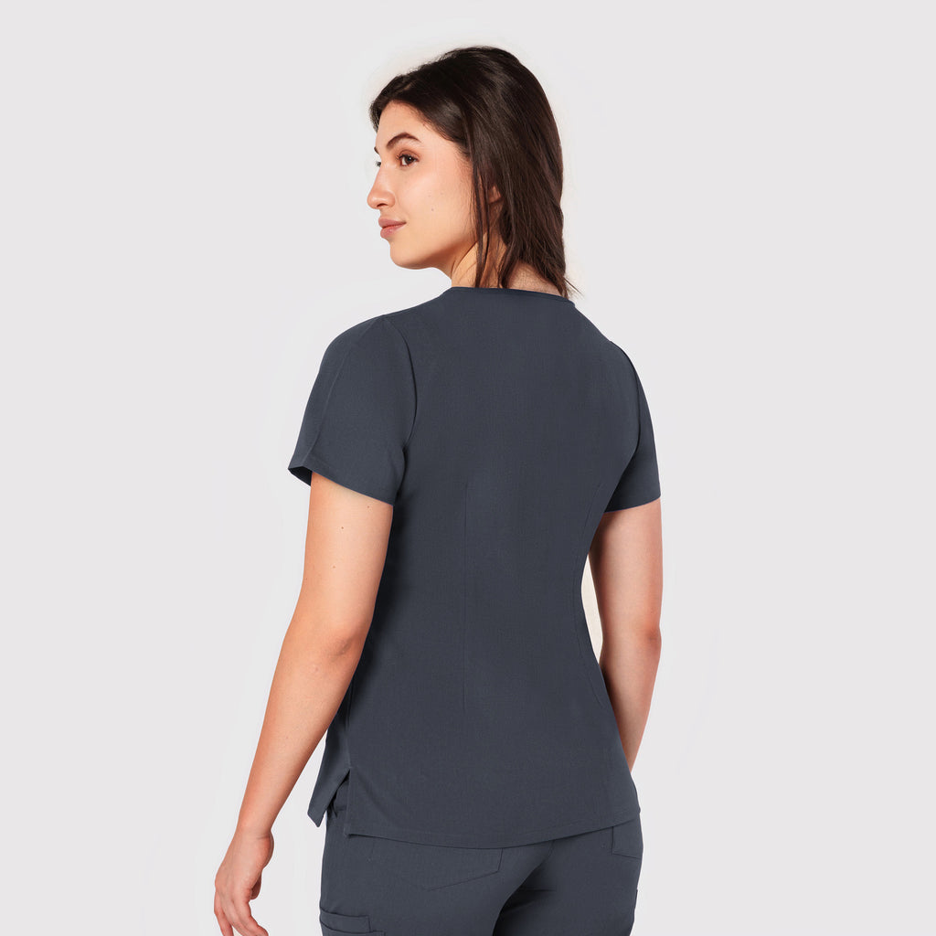 Seam Two-Pocket Scrub Top