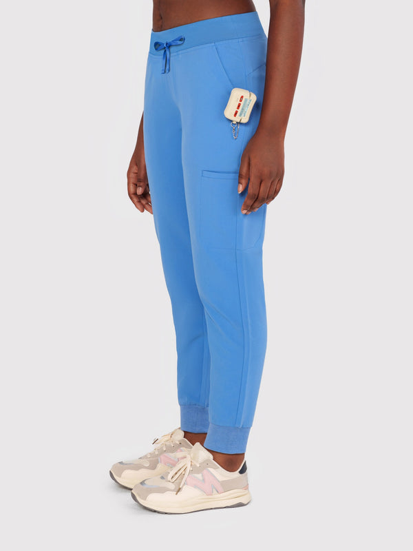 Zing Nine-Pocket Jogger Scrub Pant