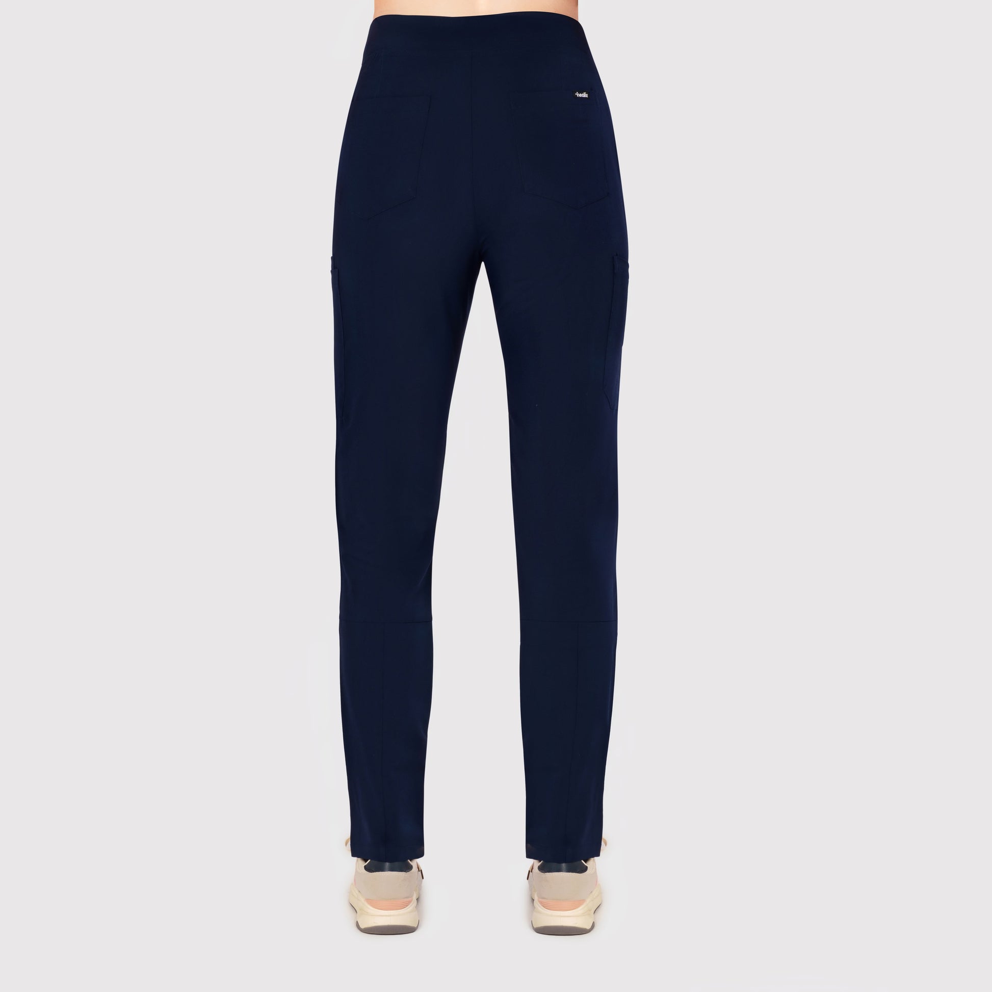 Sleek Eight-Pocket Slim Scrub Pant