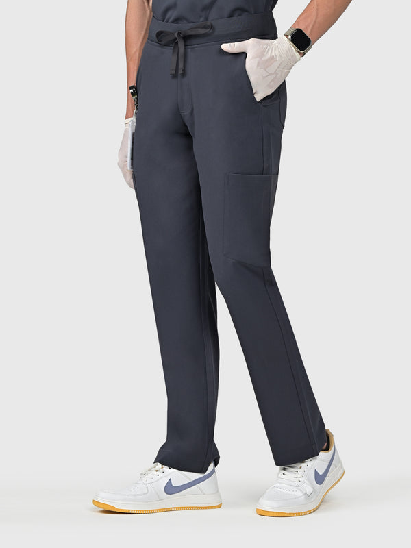 Grid Eight-Pocket Cargo Scrub Pant