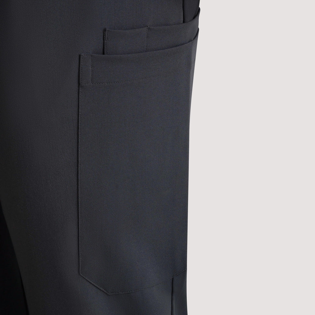 Sleek Eight-Pocket Slim Scrub Pant
