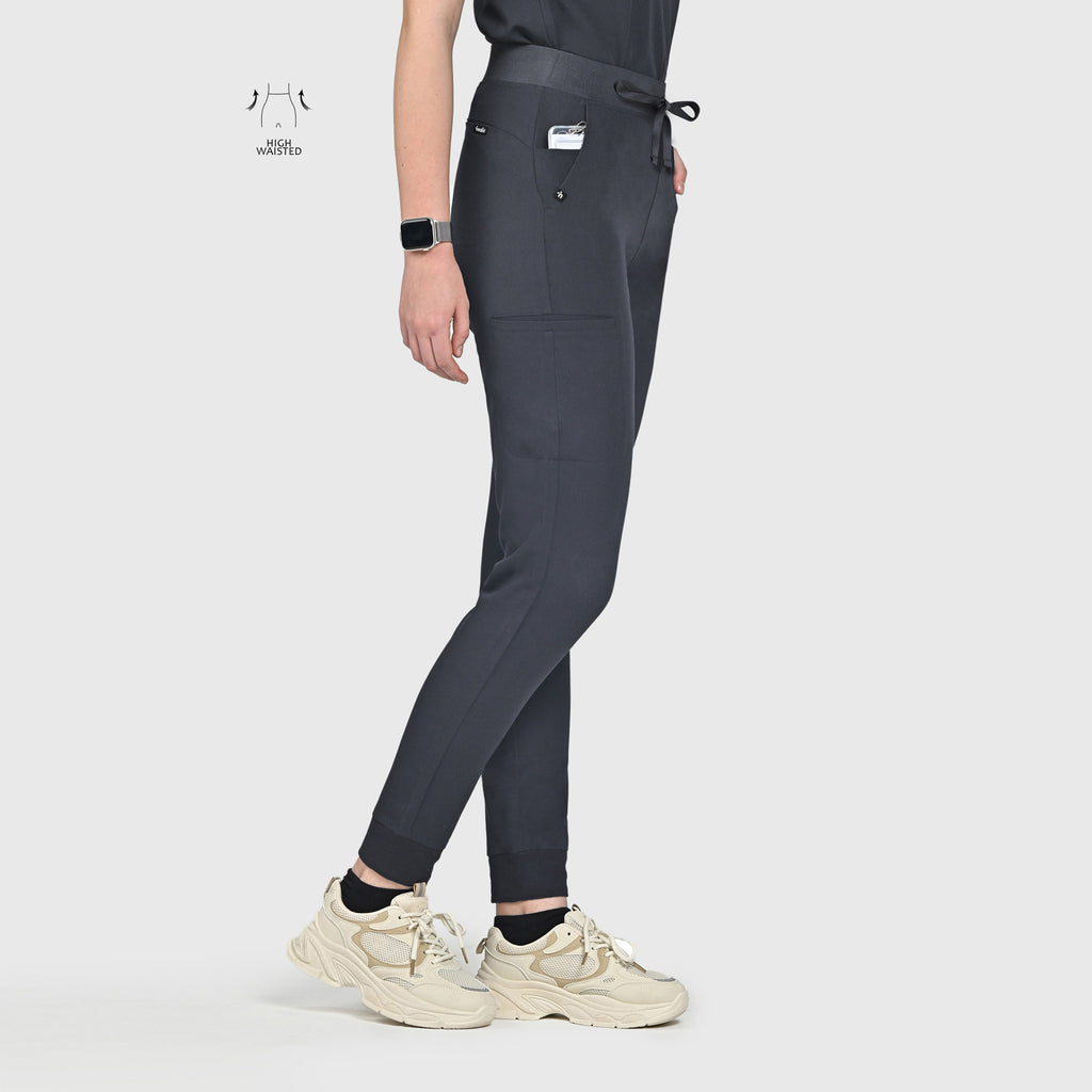 High Waisted Flex Nine-Pocket Jogger Scrub Pant