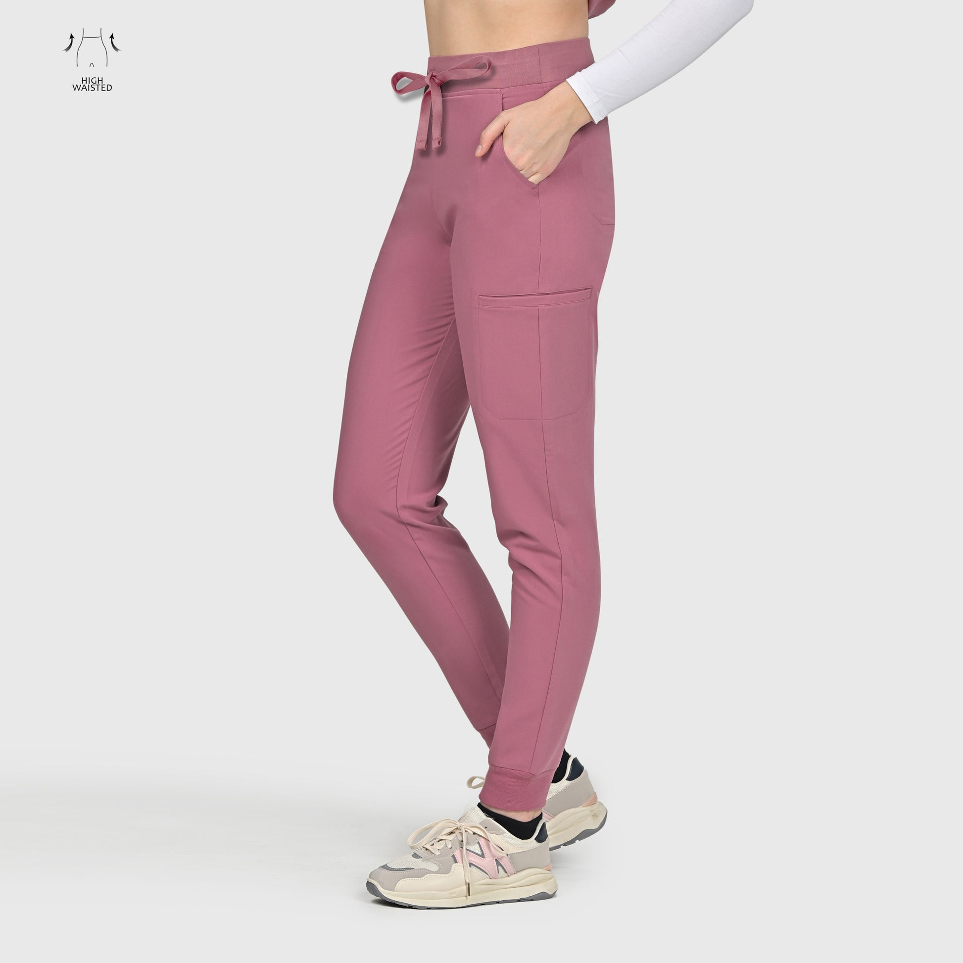 High Waisted Flex Nine-Pocket Jogger Scrub Pant