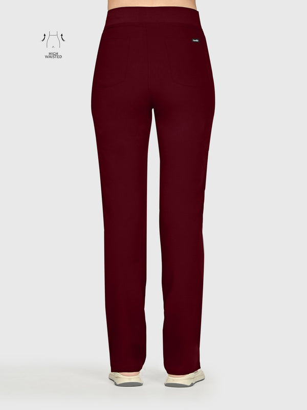 High Waisted Rise Ten-Pocket Cargo Scrub Pant