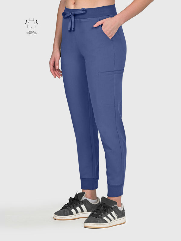 High Waisted Flex Nine-Pocket Jogger Scrub Pant
