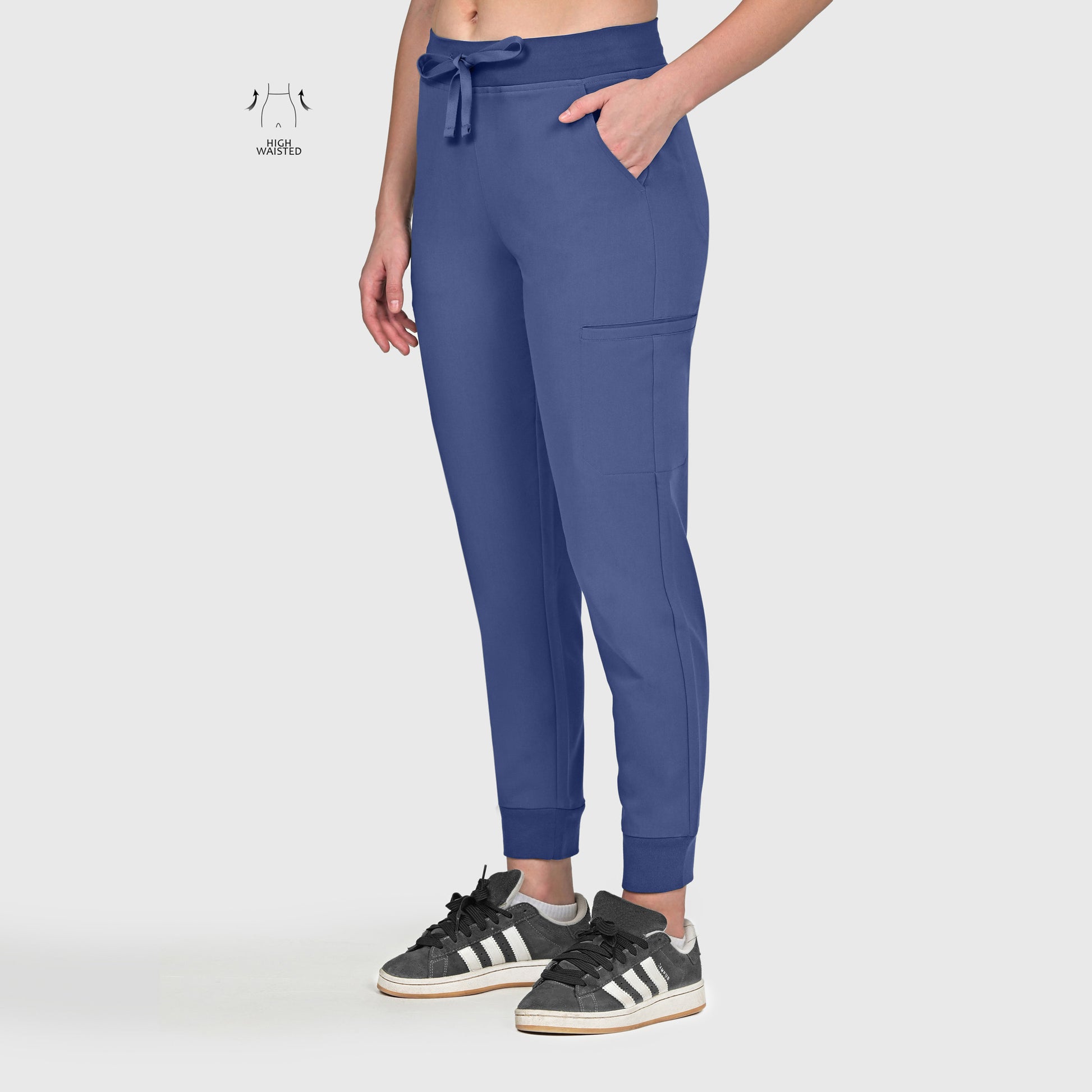 High Waisted Flex Nine-Pocket Jogger Scrub Pant