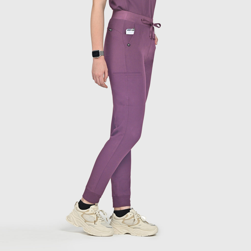 High Waisted Flex Nine-Pocket Jogger Scrub Pant