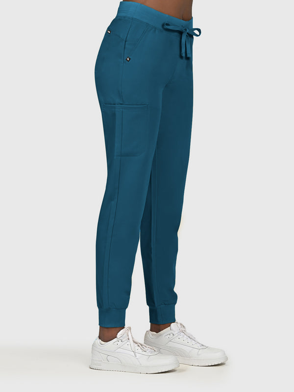 Zing Nine-Pocket Jogger Scrub Pant