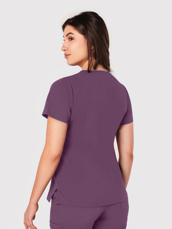 Seam Two-Pocket Scrub Top