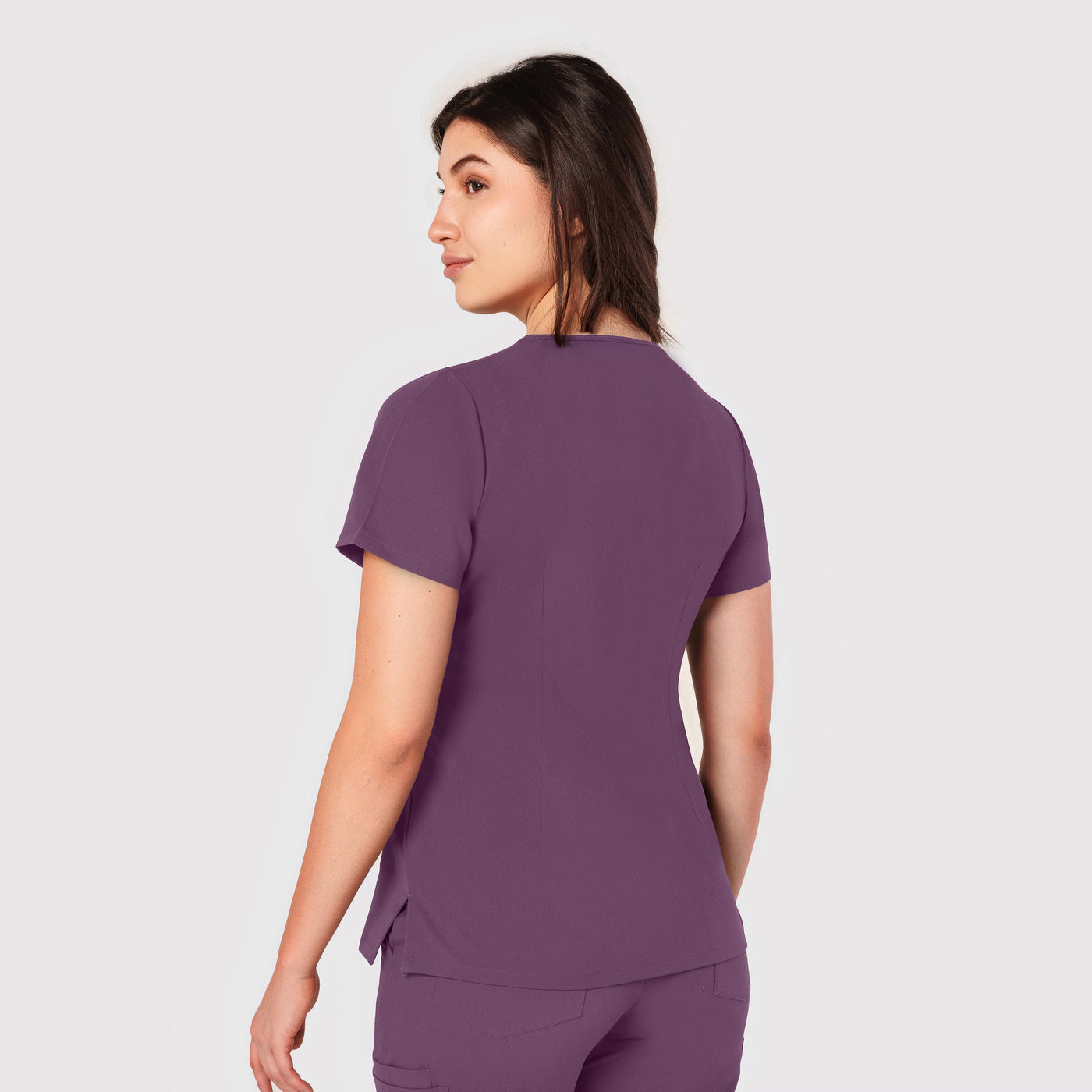 Seam Two-Pocket Scrub Top