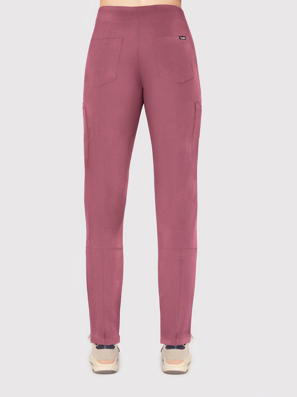 Sleek Eight-Pocket Slim Scrub Pant