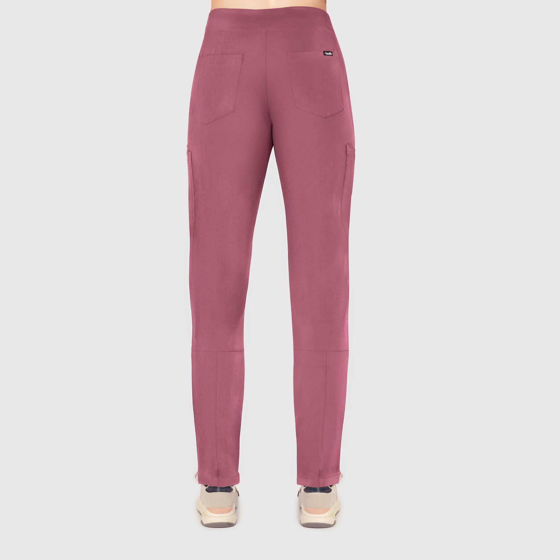 Sleek Eight-Pocket Slim Scrub Pant