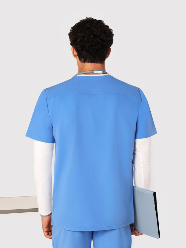 Trio Three-Pocket Scrub Top